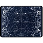 Vintage astrology poster Two Sides Fleece Blanket (Large) 80 x60  Blanket Front