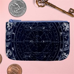 Vintage Astrology Poster Large Coin Purse by ConteMonfrey