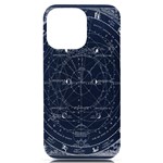 Vintage astrology poster iPhone 14 Pro Max Black UV Print Case Front