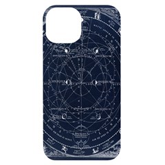 Vintage Astrology Poster Iphone 14 Black Uv Print Case by ConteMonfrey