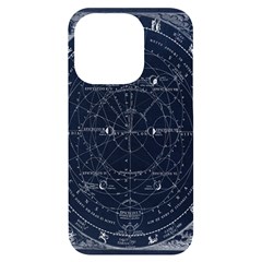 Vintage Astrology Poster Iphone 14 Pro Black Uv Print Case by ConteMonfrey