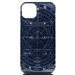 Vintage astrology poster iPhone 14 Plus Black UV Print Case Front