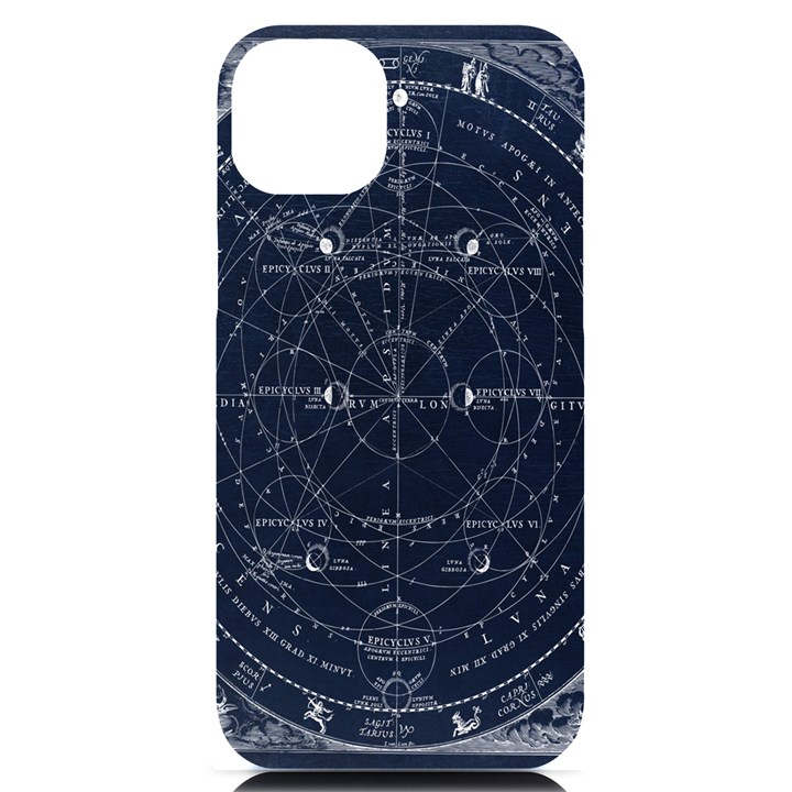 Vintage astrology poster iPhone 14 Plus Black UV Print Case