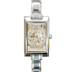 Vintage Astronomy  Rectangle Italian Charm Watch by ConteMonfrey