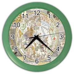 Vintage Astronomy  Color Wall Clock by ConteMonfrey