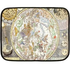 Vintage Astronomy  Fleece Blanket (mini) by ConteMonfrey