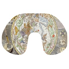 Vintage Astronomy  Travel Neck Pillow by ConteMonfrey