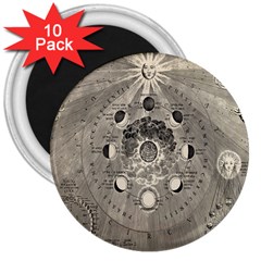 Old Vintage Astronomy 3  Magnets (10 Pack)  by ConteMonfrey