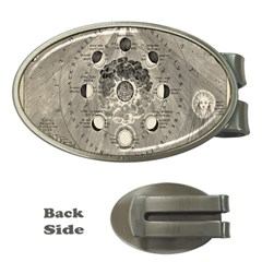 Old Vintage Astronomy Money Clips (oval)  by ConteMonfrey