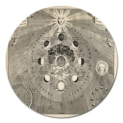 Old Vintage Astronomy Magnet 5  (round) by ConteMonfrey