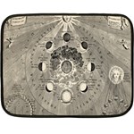 Old vintage astronomy Two Sides Fleece Blanket (Mini) 35 x27  Blanket Front