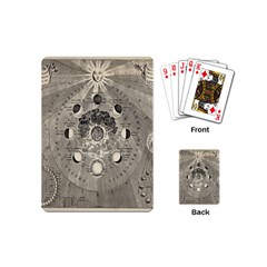 Old Vintage Astronomy Playing Cards Single Design (mini) by ConteMonfrey