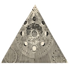 Old Vintage Astronomy Wooden Puzzle Triangle by ConteMonfrey