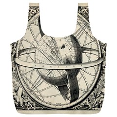 Vintage Planet Full Print Recycle Bag (xxxl) by ConteMonfrey