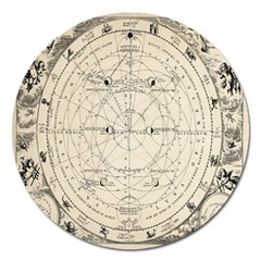 Astronomy Vintage Magnet 5  (round) by ConteMonfrey