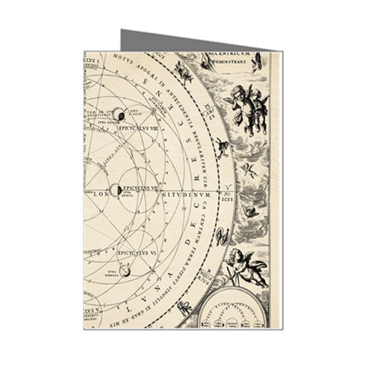 Astronomy vintage Mini Greeting Cards (Pkg of 8)