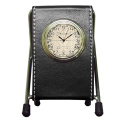 Astronomy Vintage Pen Holder Desk Clock by ConteMonfrey