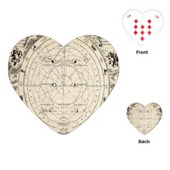 Astronomy Vintage Playing Cards Single Design (heart) by ConteMonfrey