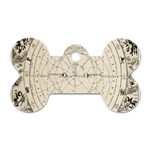 Astronomy vintage Dog Tag Bone (One Side) Front