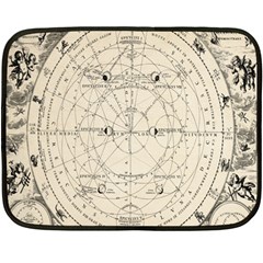 Astronomy Vintage Two Sides Fleece Blanket (mini) by ConteMonfrey