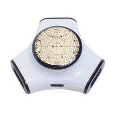 Astronomy Vintage 3-port Usb Hub by ConteMonfrey