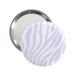 Grey Zebra Vibes Animal Print  2 25  Handbag Mirrors by ConteMonfrey