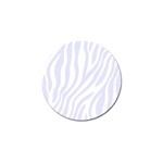 Grey Zebra Vibes Animal Print  Golf Ball Marker (4 pack) Front