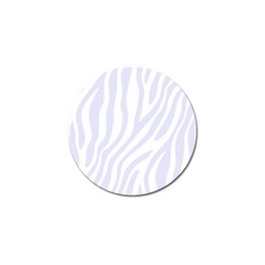 Grey Zebra Vibes Animal Print  Golf Ball Marker by ConteMonfrey