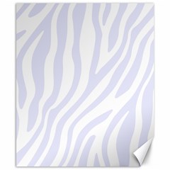 Grey Zebra Vibes Animal Print  Canvas 8  X 10  by ConteMonfrey