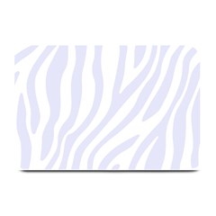 Grey Zebra Vibes Animal Print  Plate Mats by ConteMonfrey