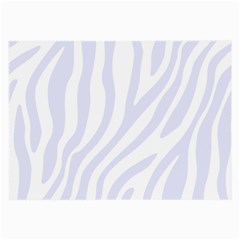 Grey Zebra Vibes Animal Print  Large Glasses Cloth (2 Sides) by ConteMonfrey