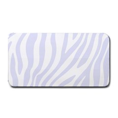 Grey Zebra Vibes Animal Print  Medium Bar Mat by ConteMonfrey