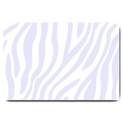 Grey Zebra Vibes Animal Print  Large Doormat by ConteMonfrey