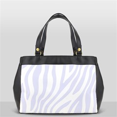 Grey Zebra Vibes Animal Print  Oversize Office Handbag by ConteMonfrey