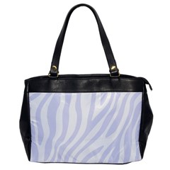 Grey Zebra Vibes Animal Print  Oversize Office Handbag by ConteMonfrey