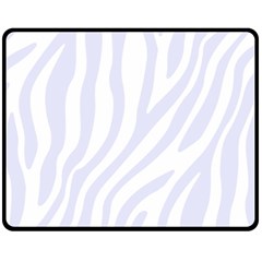 Grey Zebra Vibes Animal Print  Fleece Blanket (medium) by ConteMonfrey