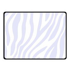 Grey Zebra Vibes Animal Print  Fleece Blanket (small) by ConteMonfrey