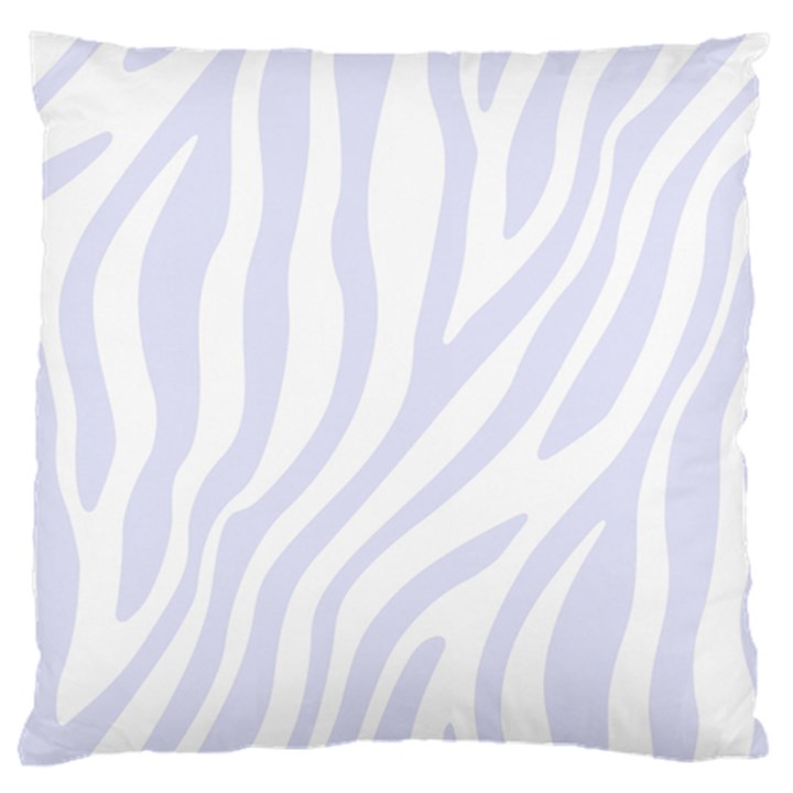 Grey Zebra Vibes Animal Print  Large Cushion Case (One Side)