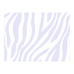 Grey Zebra Vibes Animal Print  Two Sides Premium Plush Fleece Blanket (mini) by ConteMonfrey