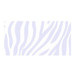 Grey Zebra Vibes Animal Print  Satin Wrap 35  x 70  Front