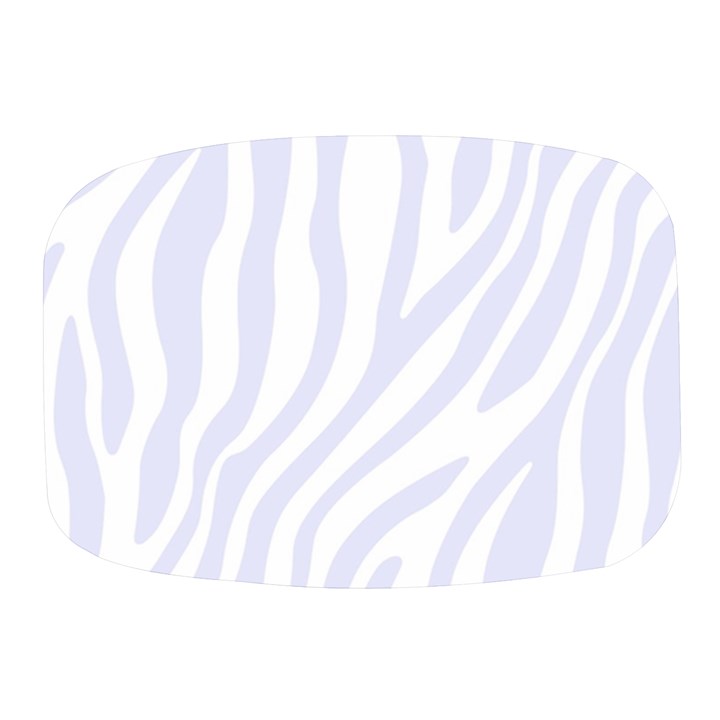 Grey Zebra Vibes Animal Print  Mini Square Pill Box