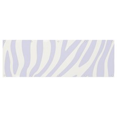 Grey Zebra Vibes Animal Print  Banner And Sign 12  X 4  by ConteMonfrey