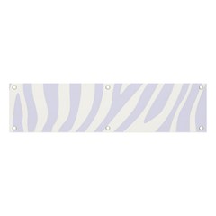 Grey Zebra Vibes Animal Print  Banner And Sign 4  X 1  by ConteMonfrey