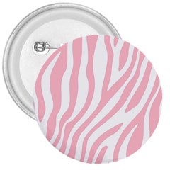 Pink Zebra Vibes Animal Print  3  Buttons by ConteMonfrey