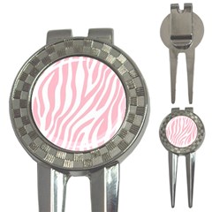 Pink Zebra Vibes Animal Print  3-in-1 Golf Divots by ConteMonfrey