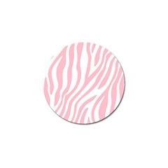 Pink Zebra Vibes Animal Print  Golf Ball Marker by ConteMonfrey