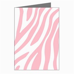 Pink Zebra Vibes Animal Print  Greeting Cards (pkg Of 8) by ConteMonfrey