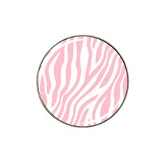 Pink Zebra Vibes Animal Print  Hat Clip Ball Marker by ConteMonfrey