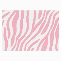 Pink Zebra Vibes Animal Print  Large Glasses Cloth (2 Sides) by ConteMonfrey