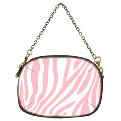 Pink Zebra Vibes Animal Print  Chain Purse (two Sides) by ConteMonfrey